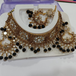 black jwellery set